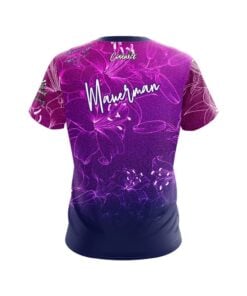 Alternative view of Jennifer Mauerman Purple Flower Love CoolWick Bowling Jersey