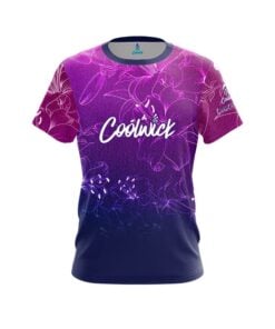 Jennifer Mauerman Purple Flower Love CoolWick Bowling Jersey