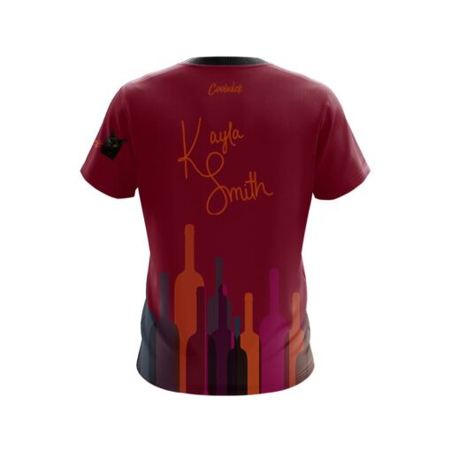 Kayla Smith Wine CoolWick Bowling Jersey - Image 2