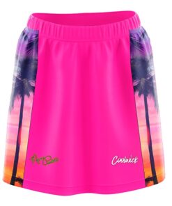 Missy Parkin Palm Sunrise CoolWick Bowling Skort