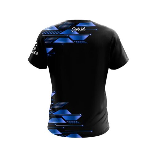 Blue Luxury Strikes CoolWick Bowling Jersey - Image 2