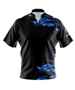 Blue Luxury Strikes Fast Track CoolWick Bowling Jersey