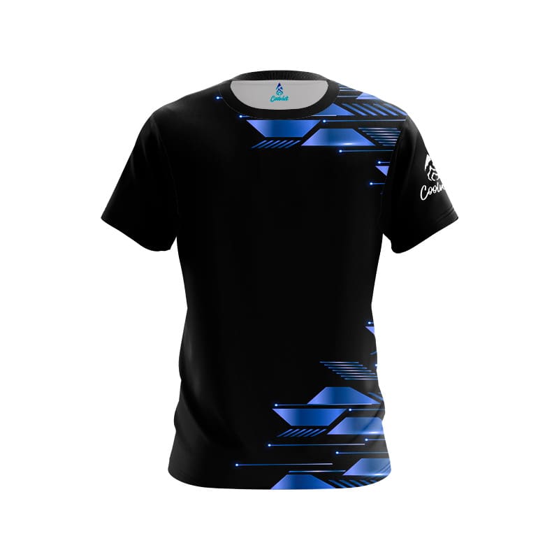 Blue Luxury Strikes CoolWick Bowling Jersey