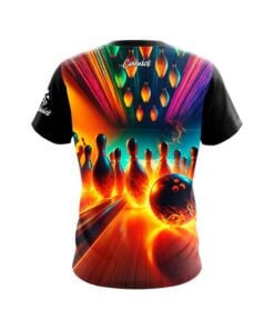 Alternative view of Fire Bowling Party CoolWick Bowling Jersey
