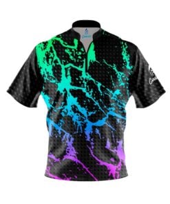 Geometric Graffiti Fast Track CoolWick Bowling Jersey