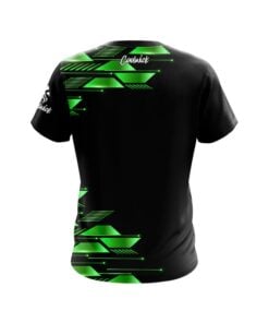 Alternative view of Green Luxury Strikes CoolWick Bowling Jersey