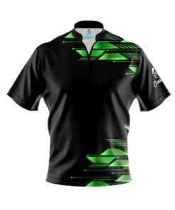 Green Luxury Strikes Fast Track CoolWick Bowling Jersey