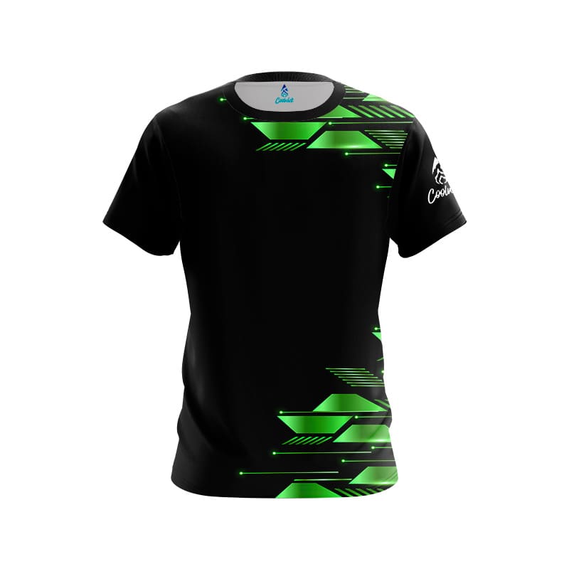 Green Luxury Strikes CoolWick Bowling Jersey