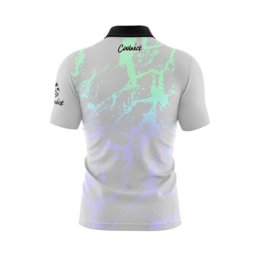 Grey Graffiti Fast Track CoolWick Bowling Jersey - Image 2