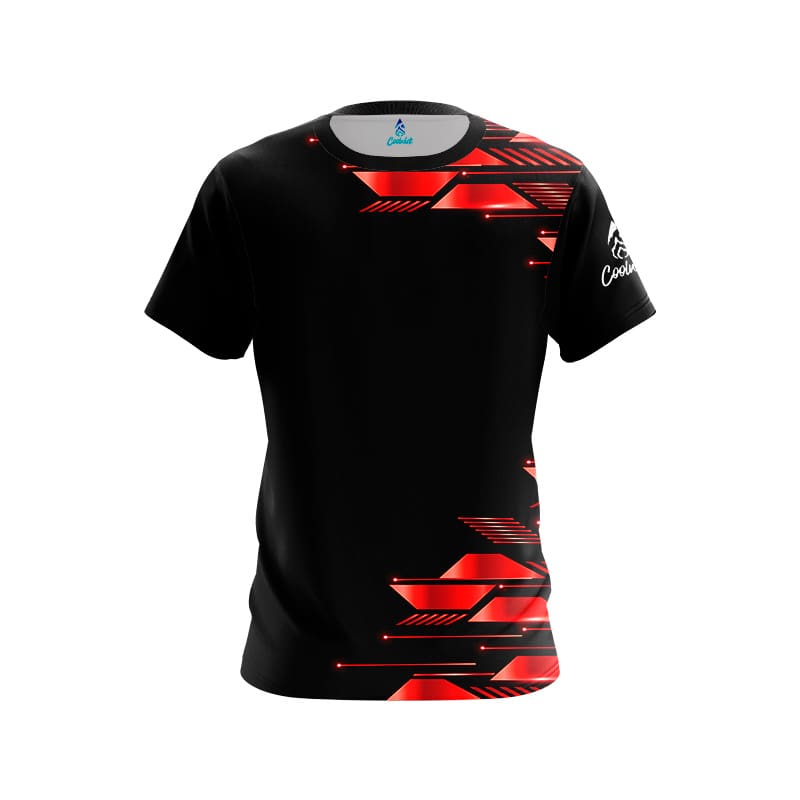 Red Luxury Strikes CoolWick Bowling Jersey