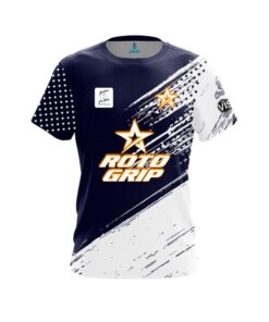 Roto Grip Olivia Farwell Navy Orange Grunge CoolWick Bowling Jersey