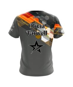 Alternative view of Roto Grip Olivia Farwell Orange Hex CoolWick Bowling Jersey