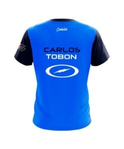 Alternative view of Storm Carlos Tobon Blue CoolWick Bowling Jersey