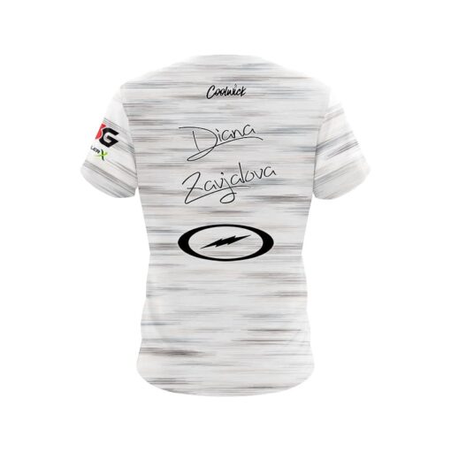 Storm Diana Zavjalova Heather White CoolWick Bowling Jersey - Image 2