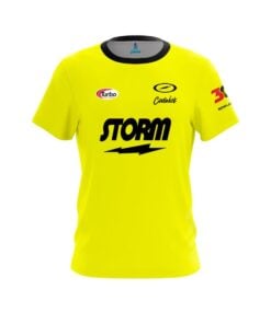Storm Diana Zavjalova Yellow Black CoolWick Bowling Jersey