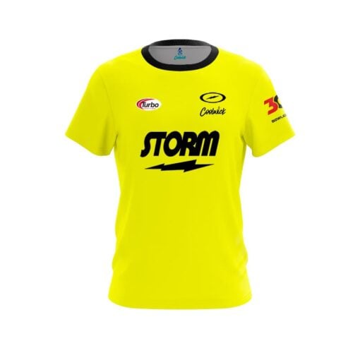 Storm Diana Zavjalova Yellow Black CoolWick Bowling Jersey