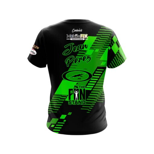 Storm Jean Perez Lime Sport Lines CoolWick Bowling Jersey - Image 2