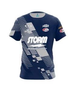 Storm Jean Perez Navy Grey Sport Lines CoolWick Bowling Jersey