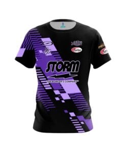 Storm Jean Perez Purple Sport Lines CoolWick Bowling Jersey