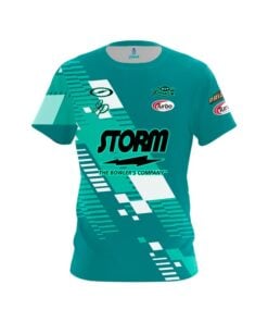 Storm Jean Perez Teal Sport Lines CoolWick Bowling Jersey