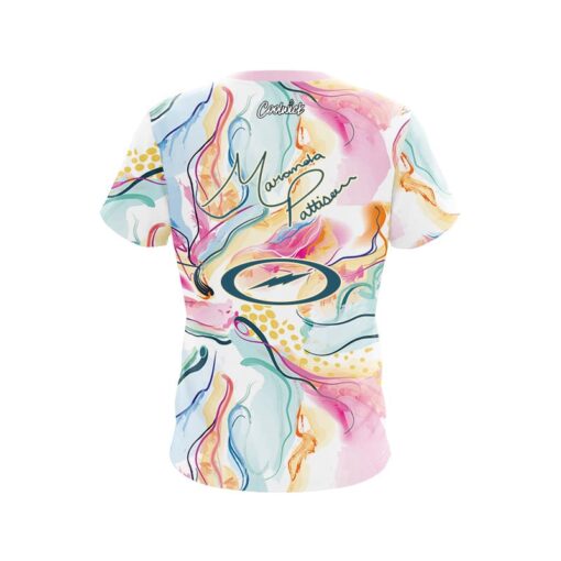 Storm Maranda Pattison Wavy Lines CoolWick Bowling Jersey - Image 2