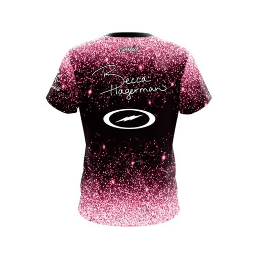 Storm Rebecca Hagerman Hazy Pink Sparkles CoolWick Bowling Jersey - Image 2