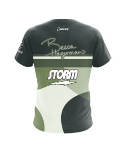 Alternative view of Storm Rebecca Hagerman Green Moss CoolWick Bowling Jersey