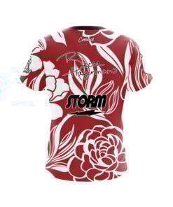 Alternative view of Storm Rebecca Hagerman Painting the Peonys Red CoolWick Bowling Jersey