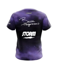 Alternative view of Storm Rebecca Hagerman Purple Smoke CoolWick Bowling Jersey