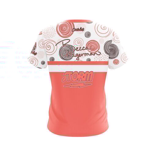 Storm Rebecca Hagerman Spirals CoolWick Bowling Jersey - Image 2