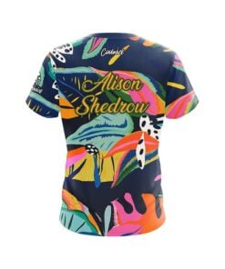 Alternative view of Alison Shedrow Exotic Jungle Leaves CoolWick Bowling Jersey