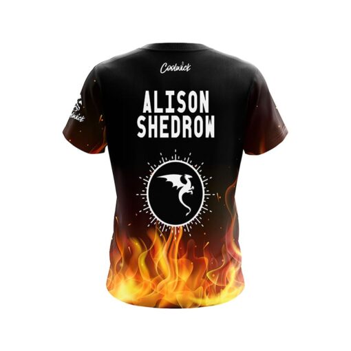Alison Shedrow Iron Flames CoolWick Bowling Jersey - Image 2