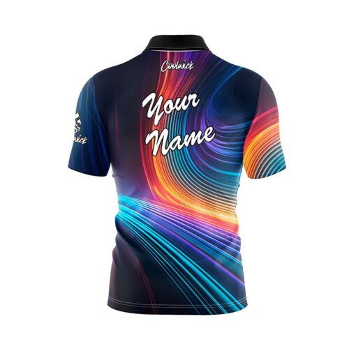 Ball Shape Fast Track CoolWick Bowling Jersey - Image 3