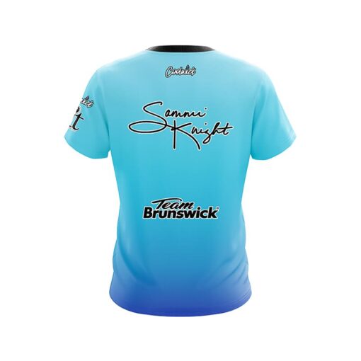 Brunswick Samantha Knight Blue Gradient CoolWick Bowling Jersey - Image 2
