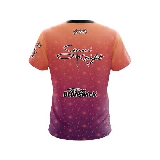 Brunswick Samantha Knight Celestial Dusk CoolWick Bowling Jersey - Image 2