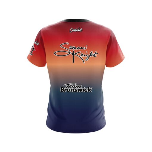 Brunswick Samantha Knight Cherry Cola CoolWick Bowling Jersey - Image 2