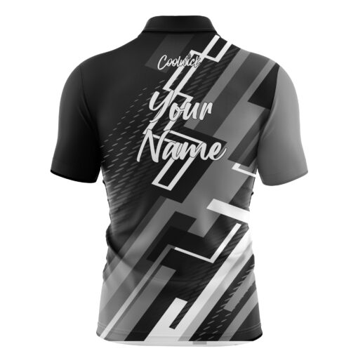 CoolWick Elite Grey Dynamo Sash Zip Jersey - Image 2