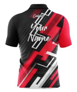 Alternative view of CoolWick Elite Red Dynamo Sash Zip Jersey