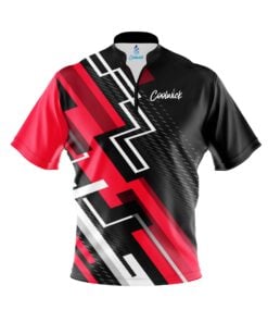 CoolWick Elite Red Dynamo Sash Zip Jersey