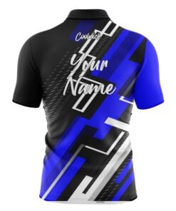 Alternative view of CoolWick Elite Blue Dynamo Sash Zip Jersey