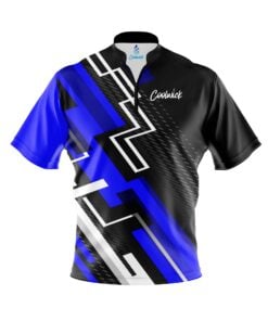 CoolWick Elite Blue Dynamo Sash Zip Jersey
