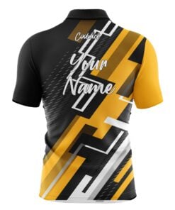 Alternative view of CoolWick Elite Yellow Dynamo Sash Zip Jersey