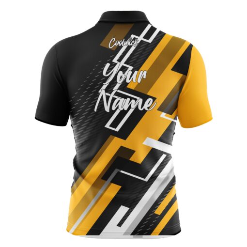 CoolWick Elite Yellow Dynamo Sash Zip Jersey - Image 2