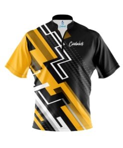 CoolWick Elite Yellow Dynamo Sash Zip Jersey