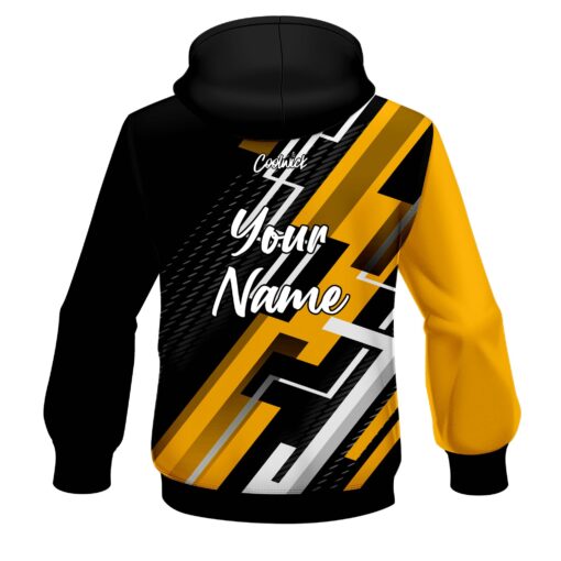 CoolWick Elite Yellow Dynamo Hoodie - Image 2