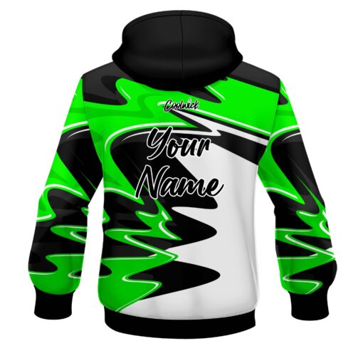 CoolWick Elite Green Pinnacle Hoodie - Image 2