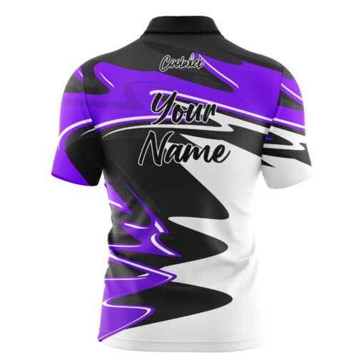 CoolWick Elite Purple Pinnacle Sash Zip Jersey - Image 2
