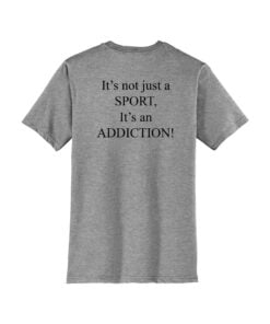 Alternative view of A2B Addicted2Bowling Monochrome Unisex CoolWick Bowling T-Shirt