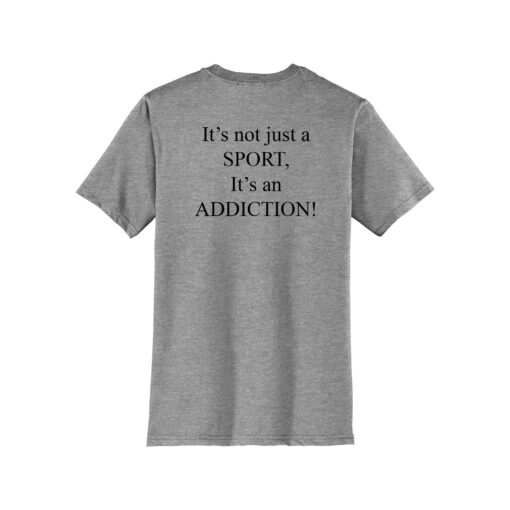 A2B Addicted2Bowling Monochrome Unisex CoolWick Bowling T-Shirt - Image 2