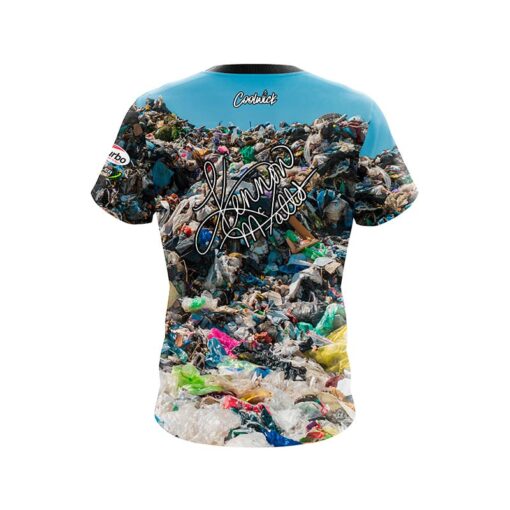 Ebonite Kennon McFalls Garbage Dump CoolWick Bowling Jersey - Image 2